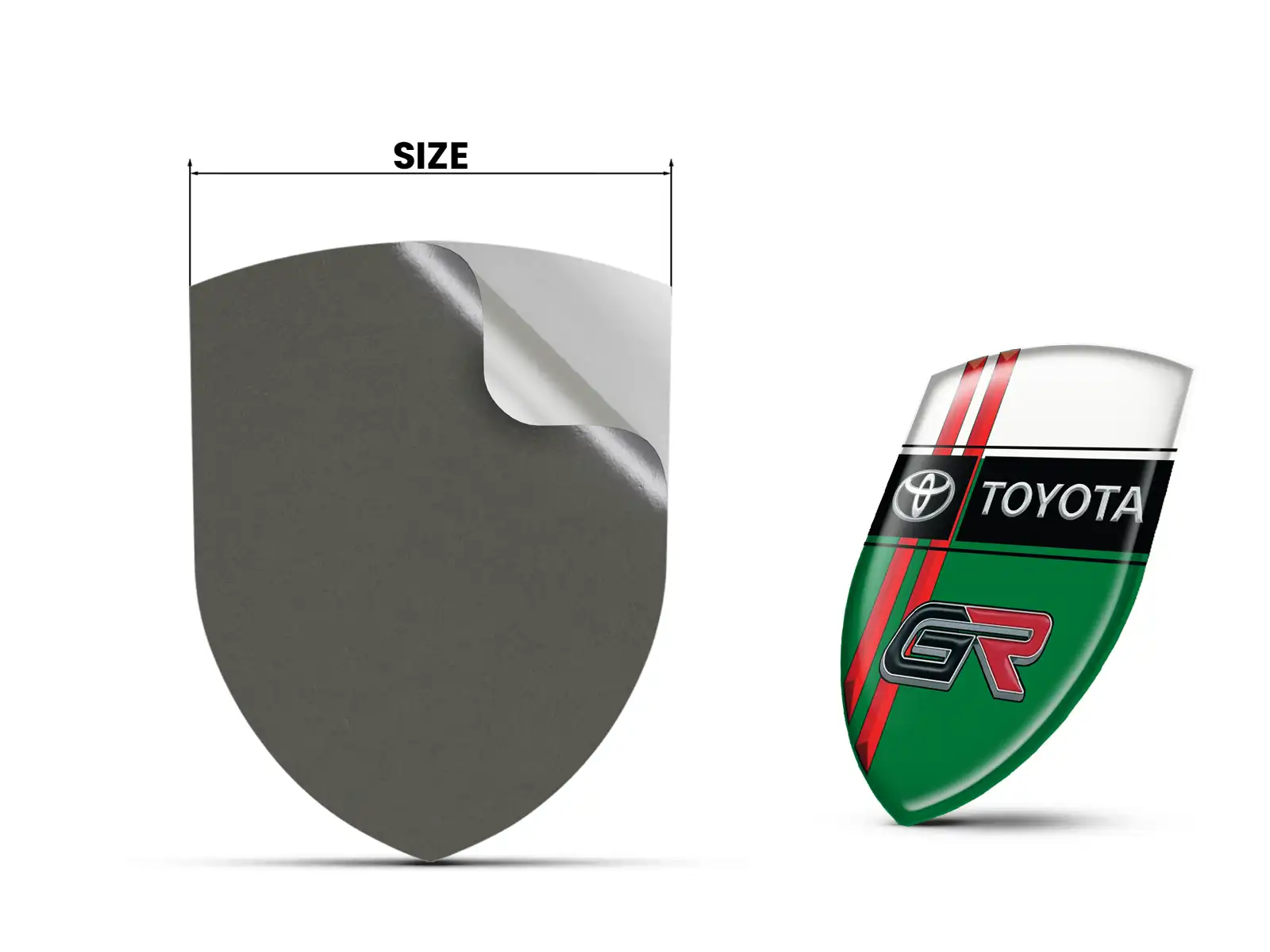 Toyota Cupola Adesiva Look Personalizzato Veicolo Premium